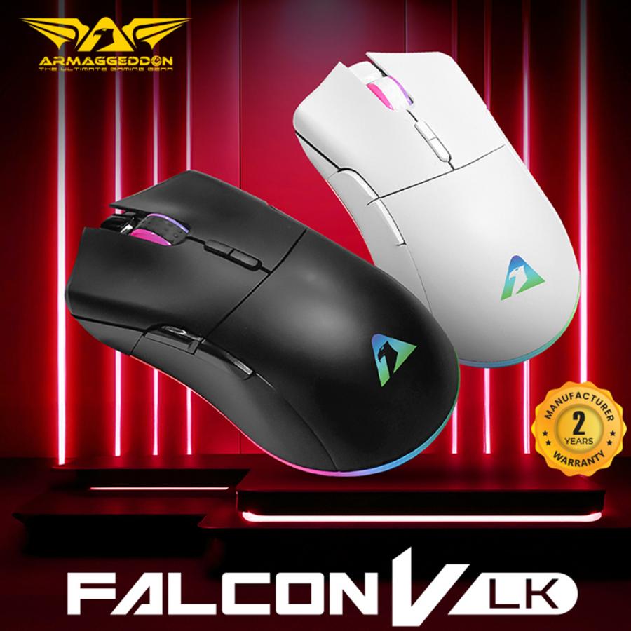 ARMAGGEDDON USB WIRED MACROABLE GAMING MOUSE FALCON V LK 12000CPI BLACK