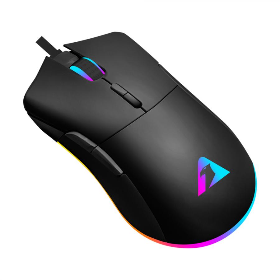 ARMAGGEDDON USB WIRED MACROABLE GAMING MOUSE FALCON V LK 12000CPI BLACK