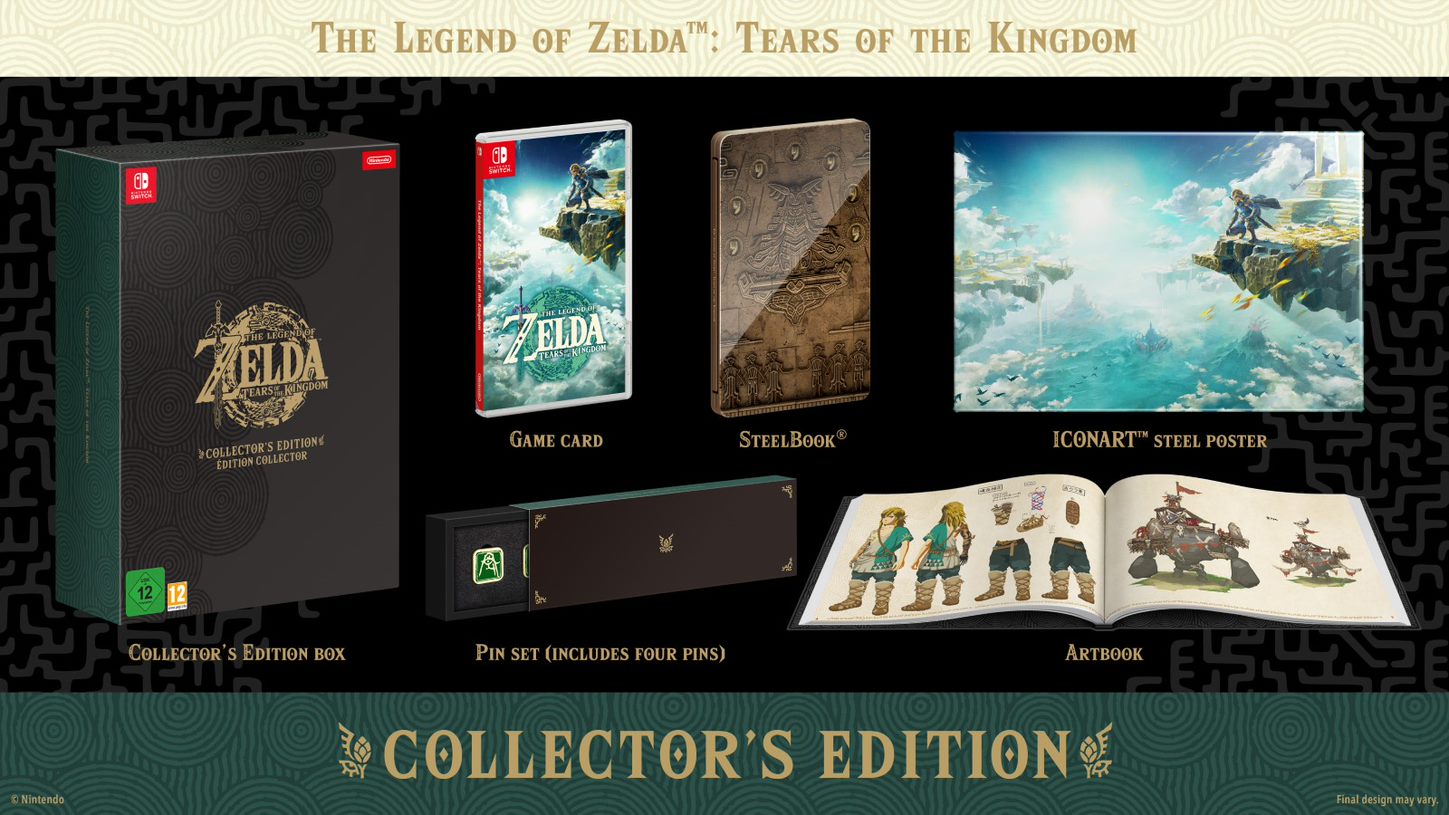 The Legend of Zelda: Tears of the Kingdom Collector's Edition Nintendo Switch NEW