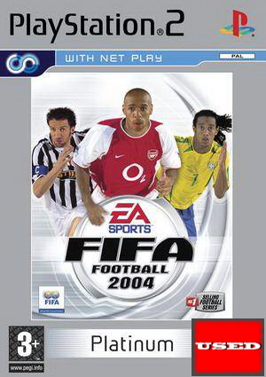 FIFA Football 2004 (Platinum) PS2 USED (Eng Game / Dutch Cover)