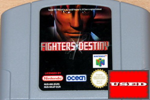 Fighters Destiny N64 UNBOXED (Worn Sticker)
