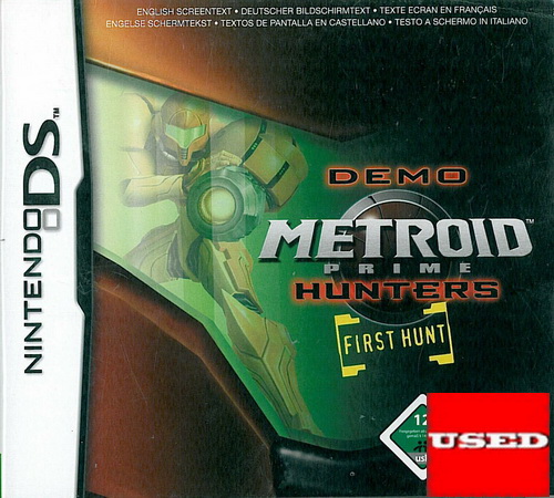 Metroid Prime: Hunters (FIRST HUNT) DS USED (Demo) (Cart Only)