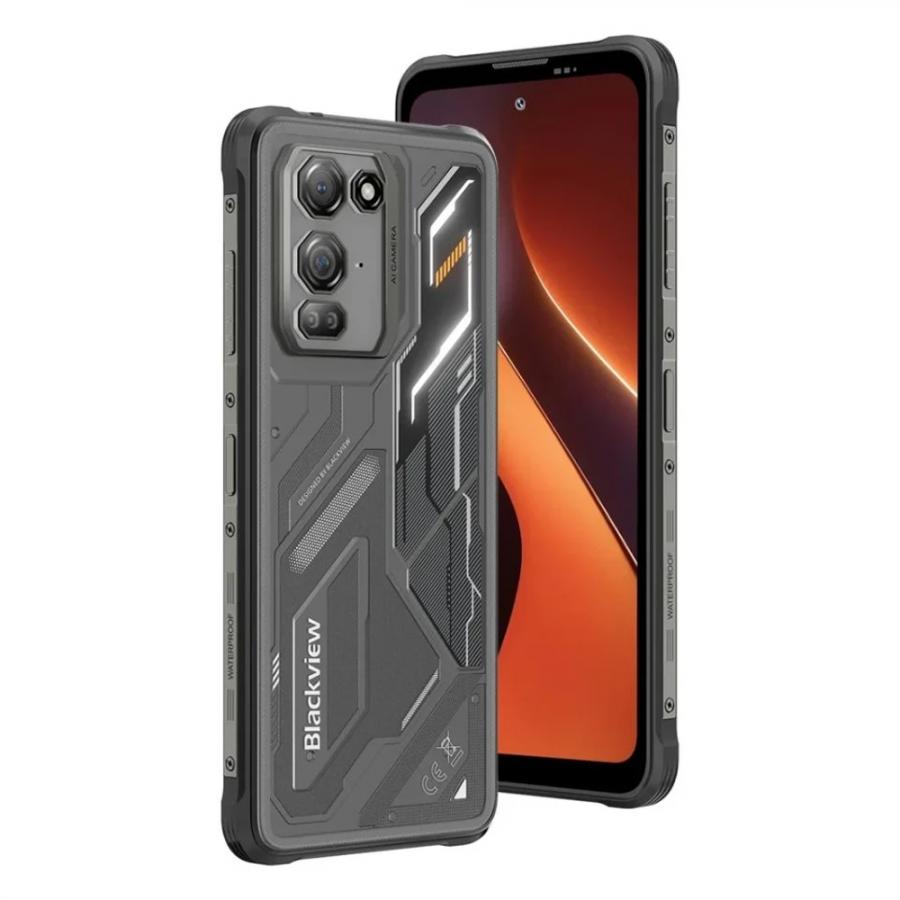 BLACKVIEW OCTA-CORE RUGGED PHONE 6.78' (12GB+256GB) NFC ANDROID 16 PHANTOM BLACK