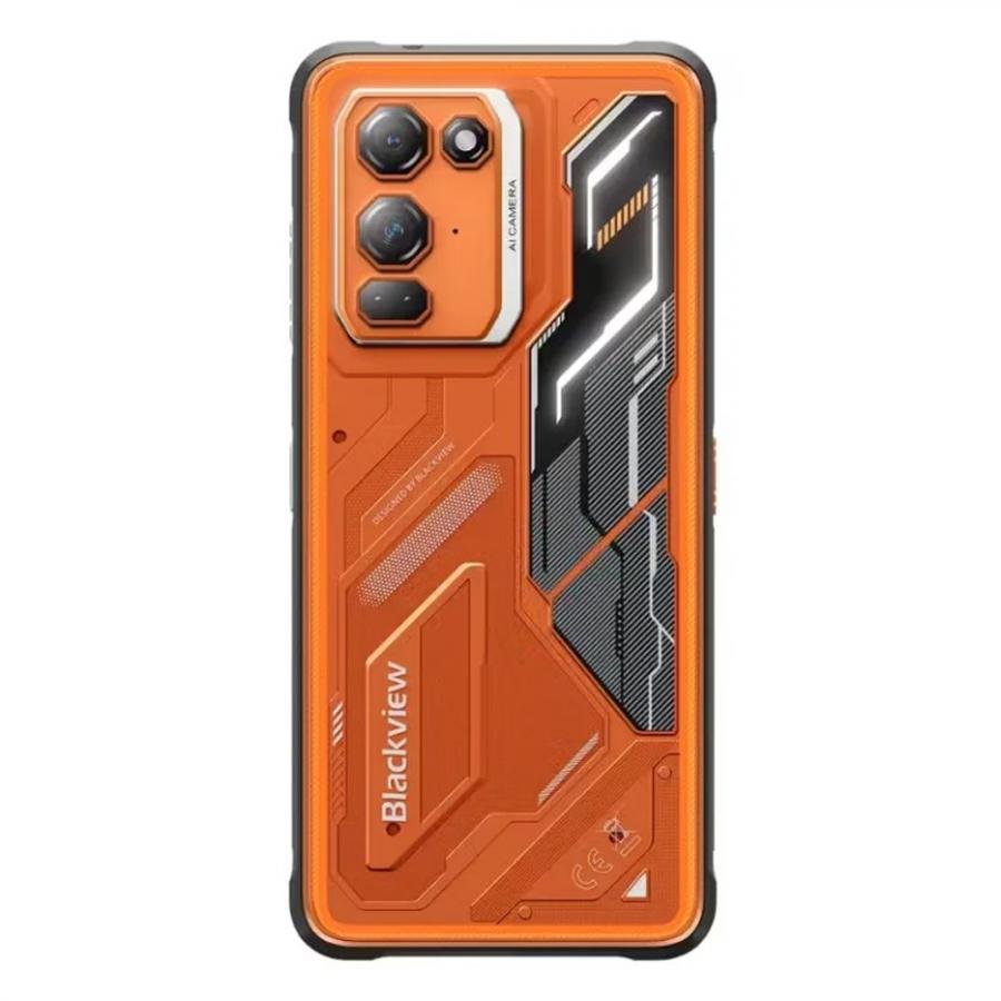 BLACKVIEW OCTA-CORE RUGGED PHONE 6.78' (12GB+256GB) NFC ANDROID 16 BLAZE ORANGE