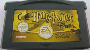 Harry Potter And The Chamber Of Secrets GameBoy Advance UNBOXED (Worn Sticker) 