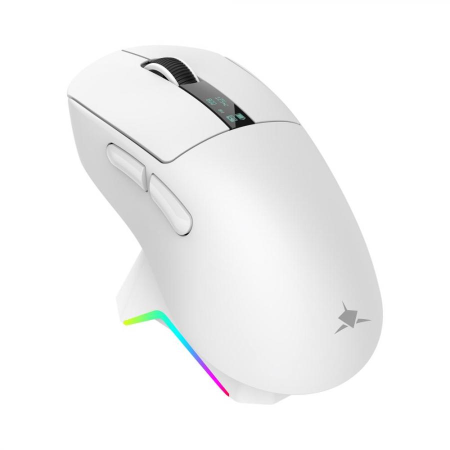WHITE SHARK WIRELESS GAMING MOUSE 12000DPI WMG-5023 GAWAIN WHITE