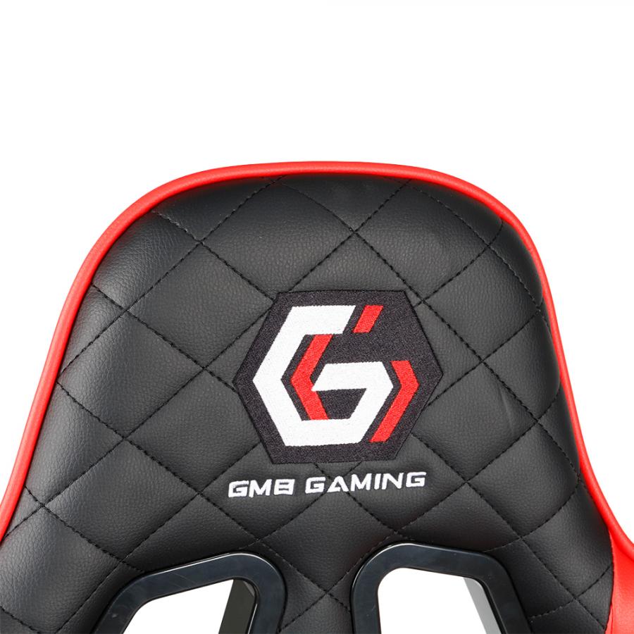 GEMBIRD GAMING PVC LEATHER CHAIR WITH PILLOWS BLACK RED
