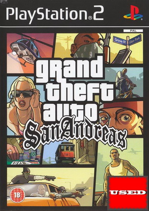 Grand Theft Auto: San Andreas PS2 USED (No Manual)