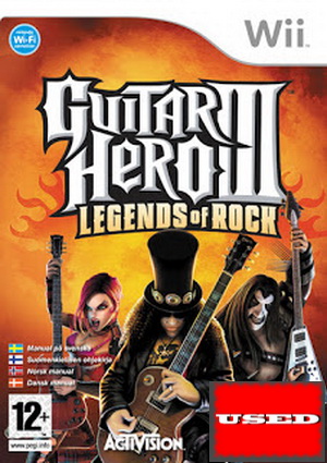 Guitar Hero III: Legends of Rock Wii USED (Game Only)
