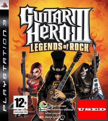 Guitar Hero III: Legends of Rock PS3 USED (Game Only)