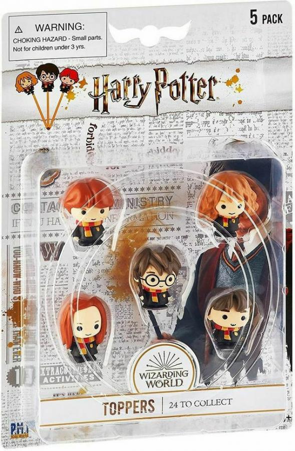 P.M.I. Harry Potter Pencil Toppers - 5 Pack (S1) (Random) (HP2040)