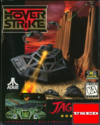 Hover Strike Atari JAGUAR USED