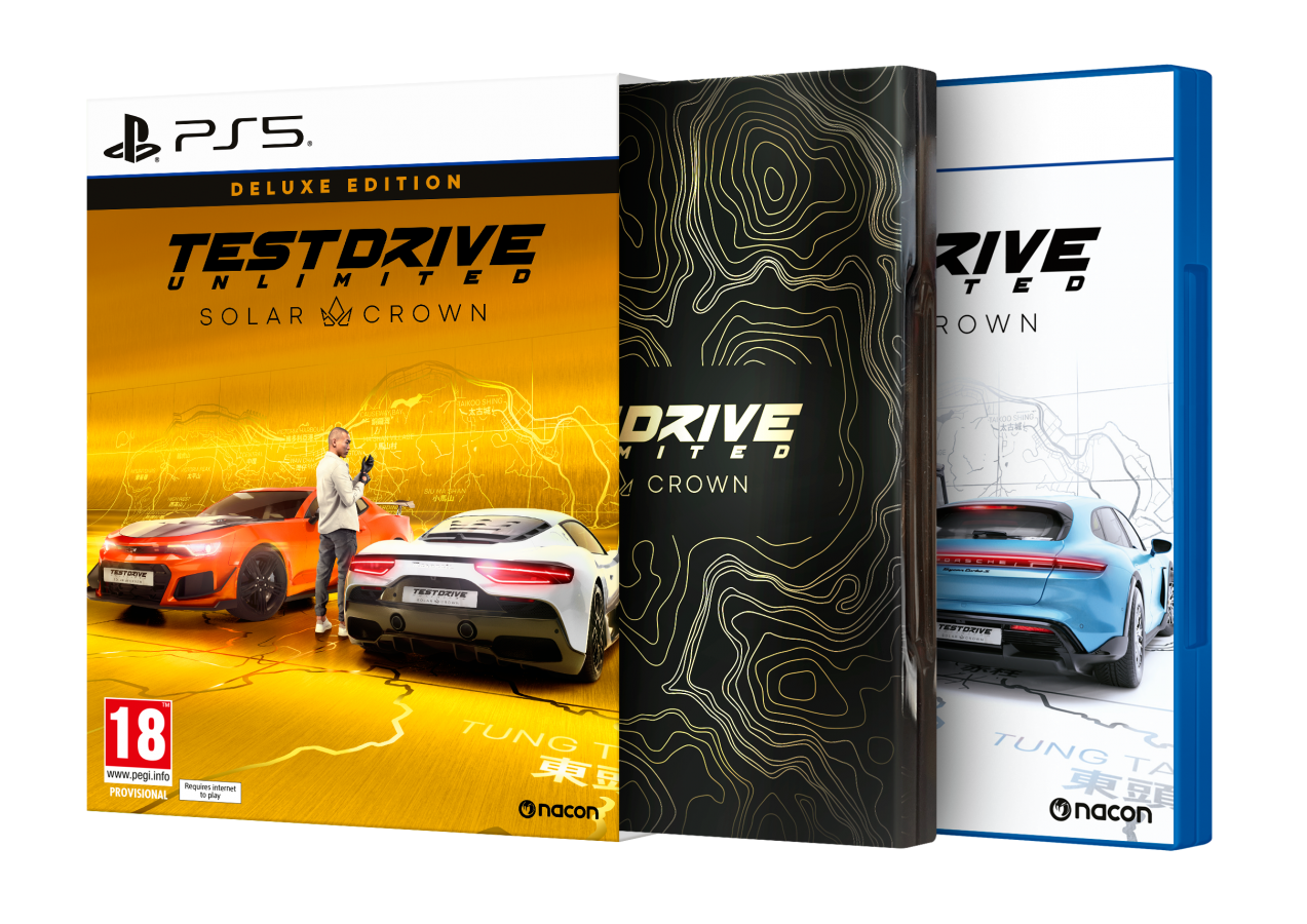 Test Drive Unlimited Solar Crown Deluxe Edition  PS5 NEW