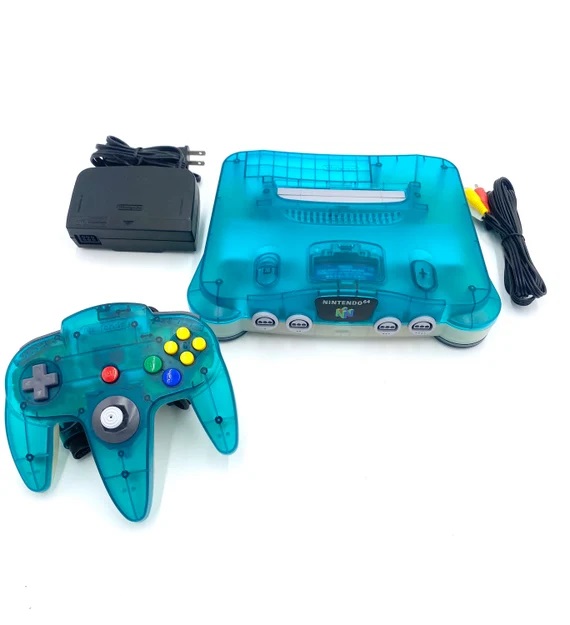 Nintendo 64 Ice Blue Console USED (UNBOXED)
