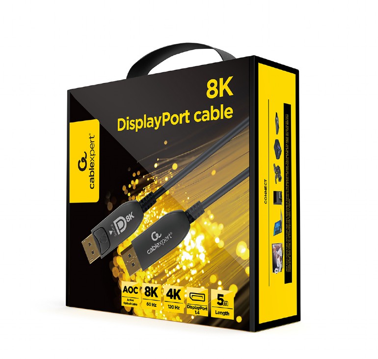 CABLEXPERT 8K DISPLAYPORT CABLE 'AOC PREMIUM SERIES' 5M