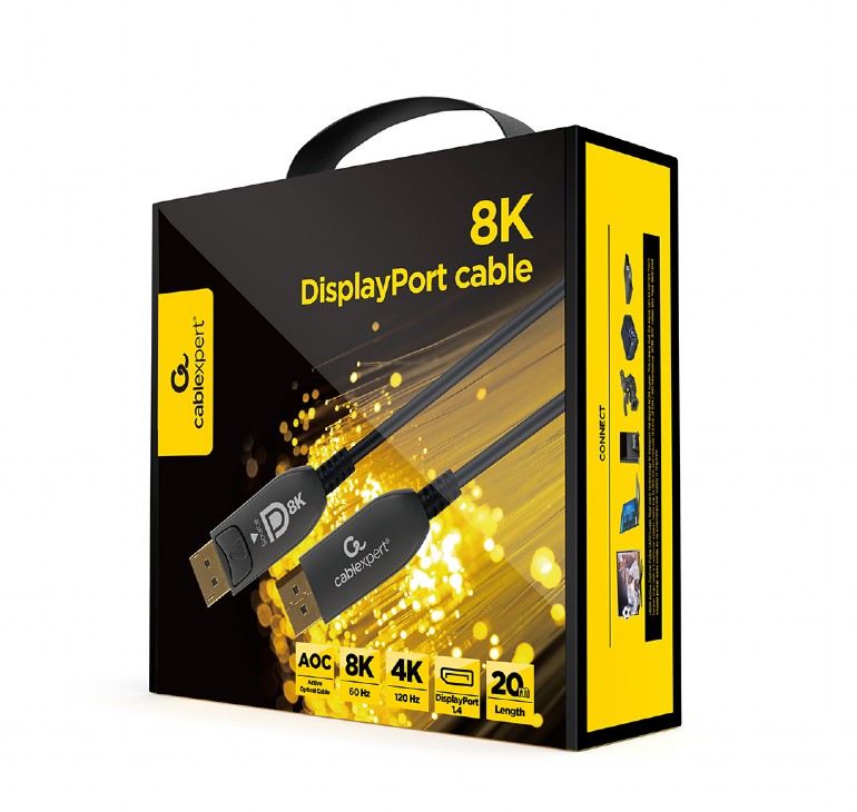 CABLEXPERT 8K DISPLAYPORT CABLE 'AOC PREMIUM SERIES' 20M