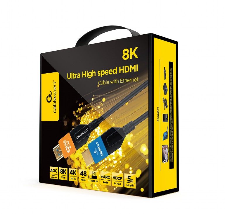 CABLEXPERT ULTRA HIGH SPEED HDMI CABLE WITH ETHERNET 'AOC SERIES' 5M