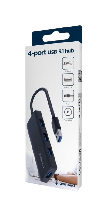 GEMBIRD 4-PORT USB3.1 (GEN. 1) HUB
