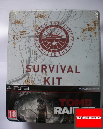 Tomb Raider (Survival Kit) PS3 USED (Without Outer Paper Box/Damaged Figure)