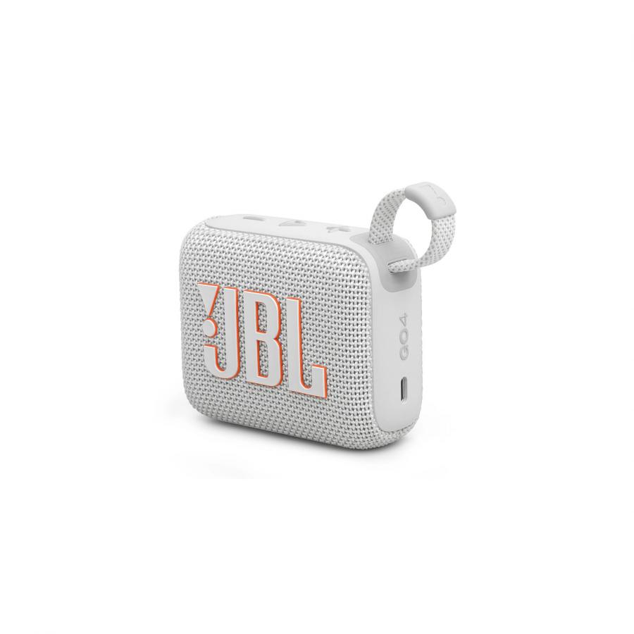 JBL GO4 Portable Bluetooth Speaker, Water/Dust proof IP67, (White)