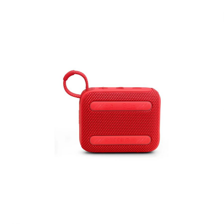 JBL GO4 Portable Bluetooth Speaker, Water/Dust proof IP67, (Red)