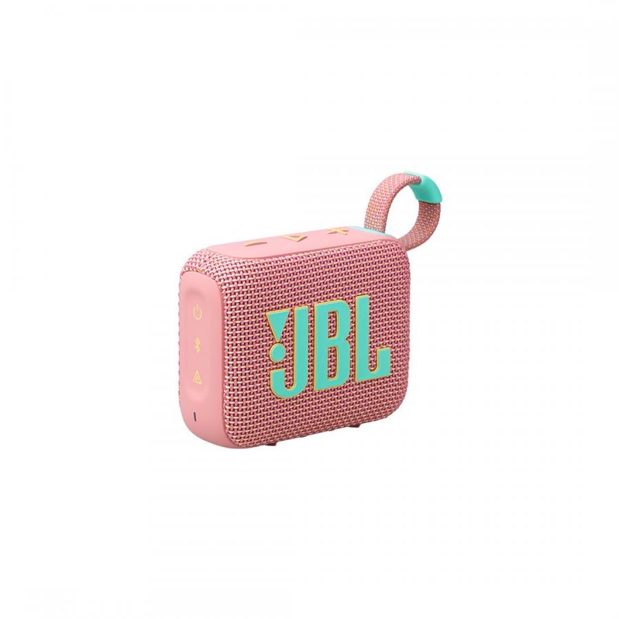 JBL GO4 Portable Bluetooth Speaker, Water/Dust proof IP67, (Pink)