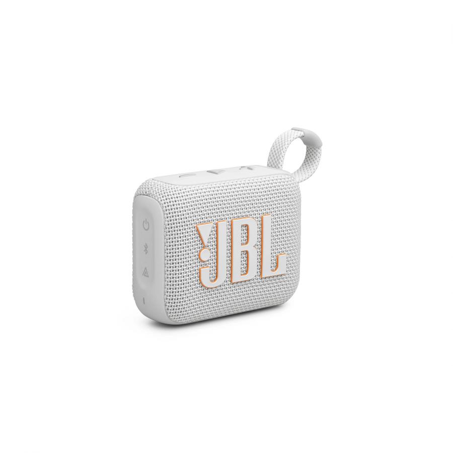 JBL GO4 Portable Bluetooth Speaker, Water/Dust proof IP67, (White)