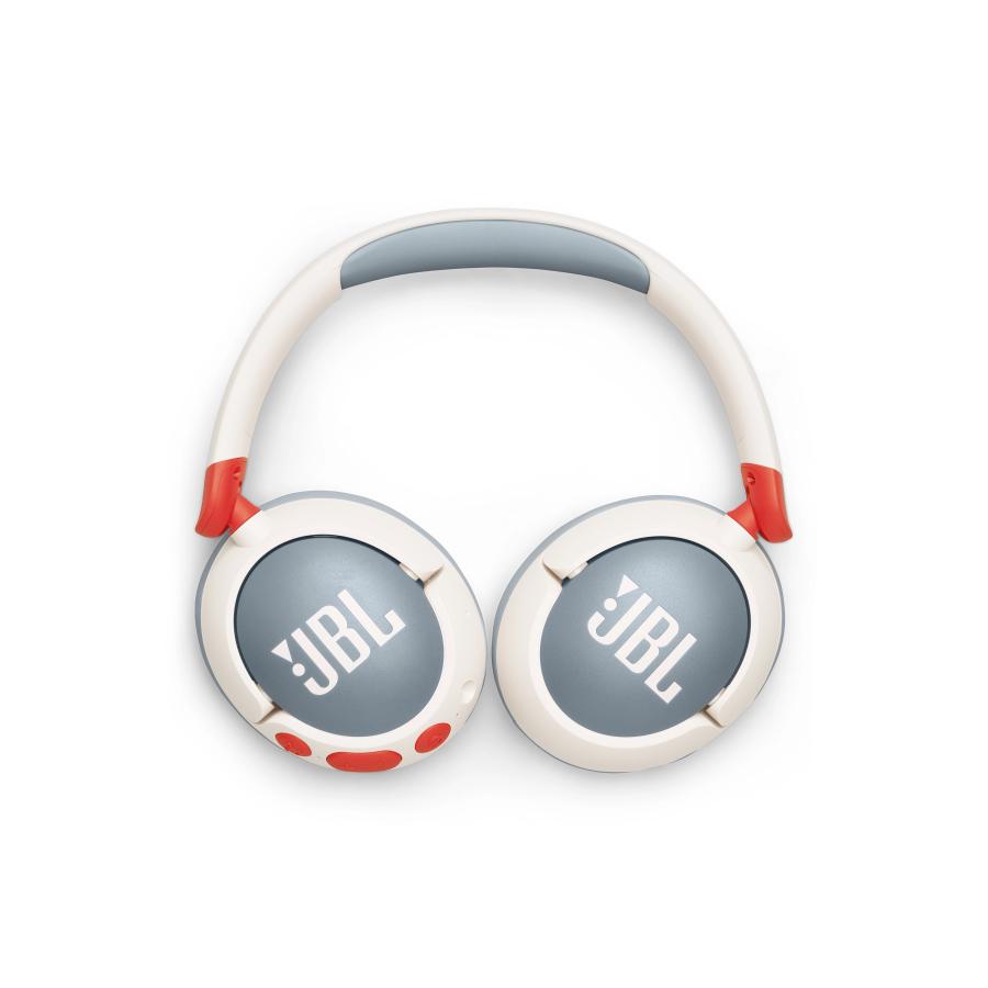 JBL Junior 470NC, Over-Ear Bluetooth Kids Headphones, Safe Sound (White)