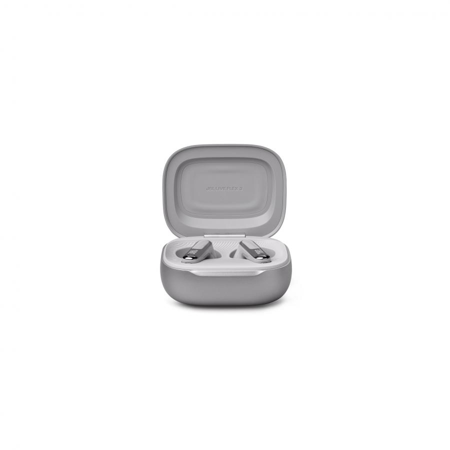 JBL Live Flex 3, True Wireless Ear-Buds Headphones True ANC Smart Case (Silver)