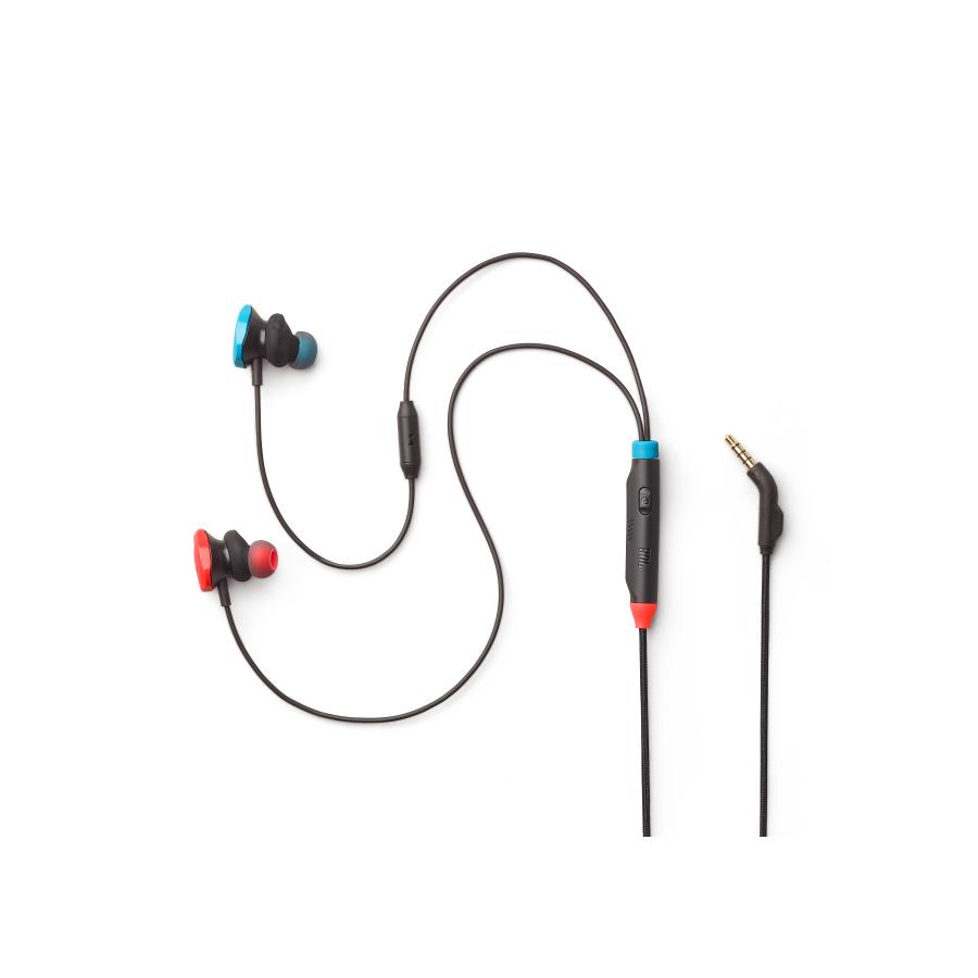 JBL Quantum 50N, Nintendo InEar Wired Gaming Headphones (Blue/Red)