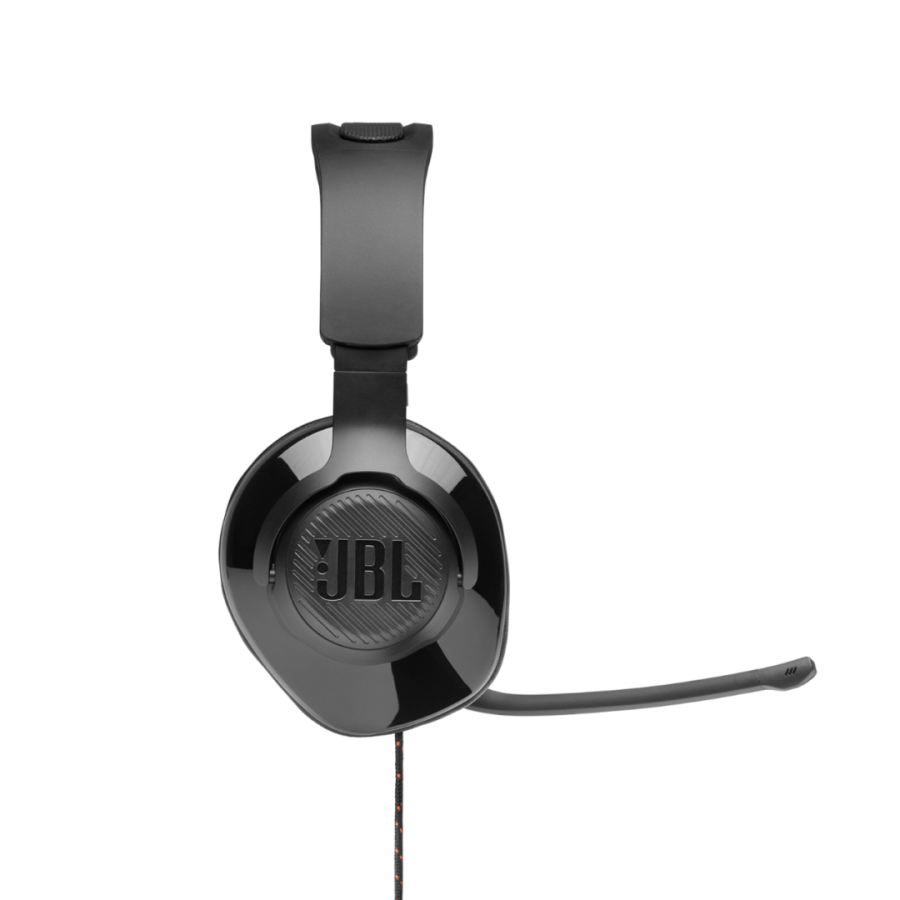 JBL Quantum 200, Over-Ear Wired Gaming Headset (Black)