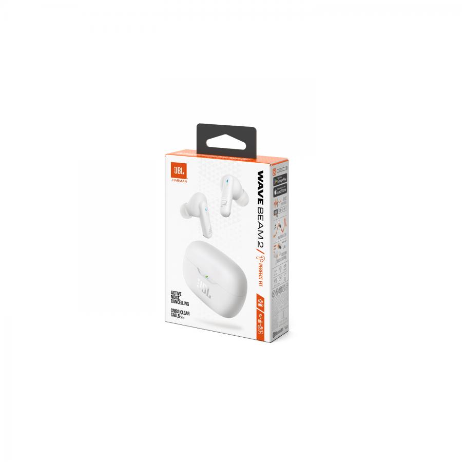 JBL Wave Beam 2, True Wireless In-Ear Headphones, ANC IP54,  (White)