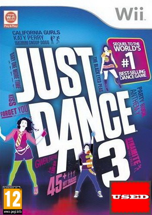 Just Dance 3 WII USED