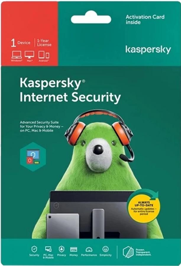 Kaspersky Standard Internet Security 1user 1year  (Code Only)