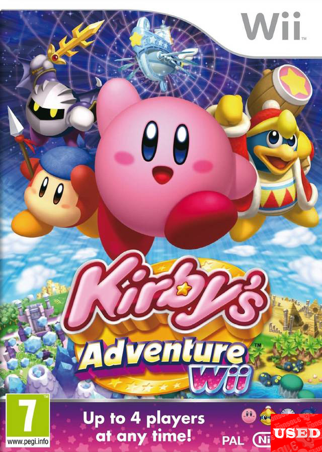 Kirby's Adventure Wii USED