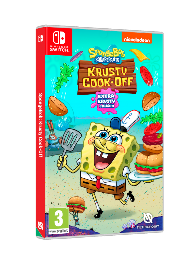 SpongeBob SquarePants Krusty Cook Off Extra Krusty Edition Nintendo Switch NEW