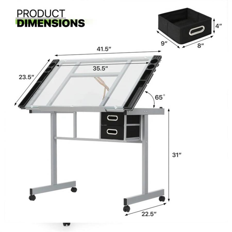 LAMTECH CRYSTAL DRAFTING TABLE