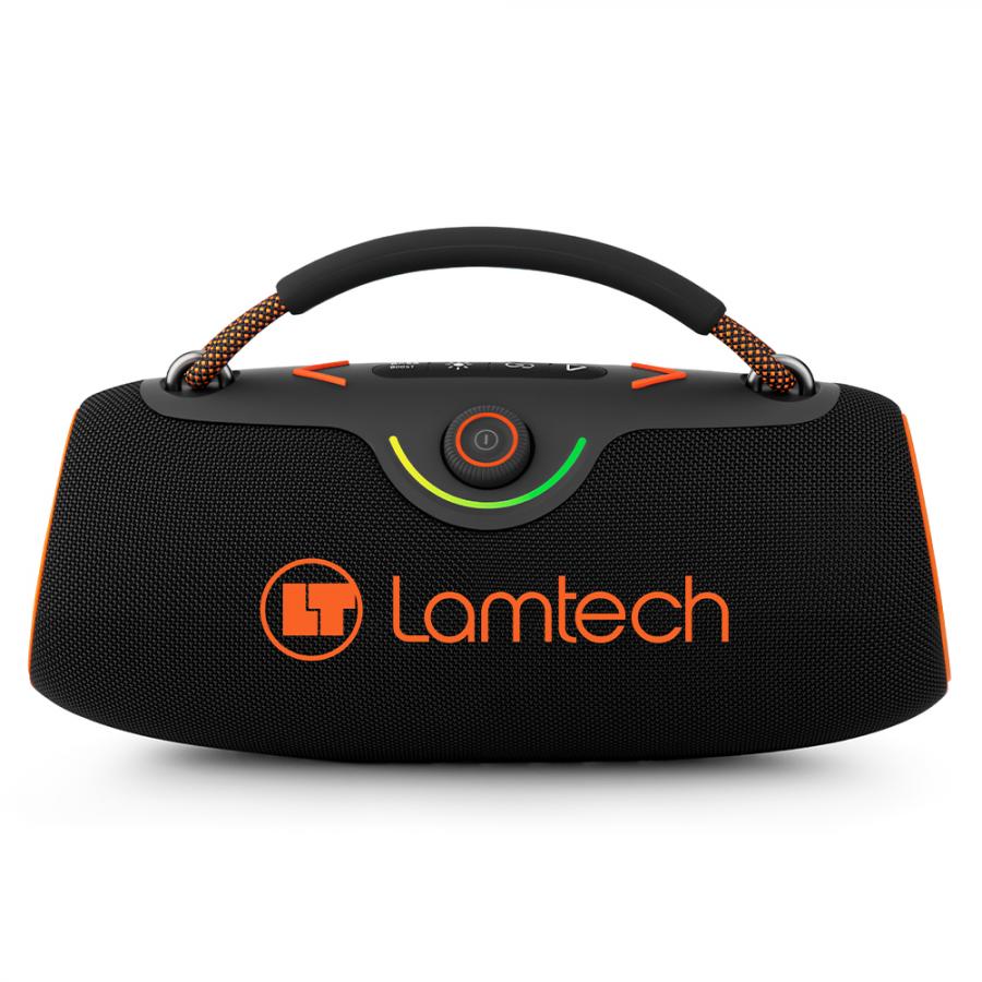 LAMTECH PORTABLE WIRELESS V5.3 SPEAKER 80W BLACK ORANGE