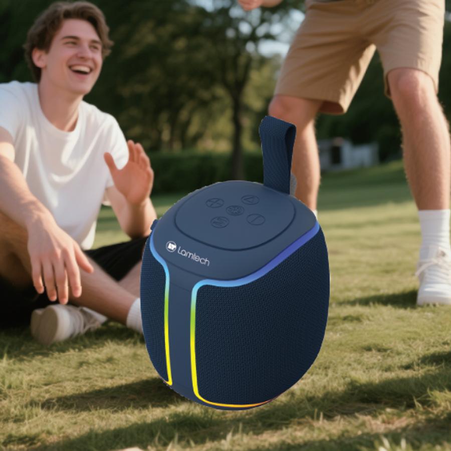 LAMTECH RGB DETACHABLE WIRELESS SPEAKERS 5W BLUE