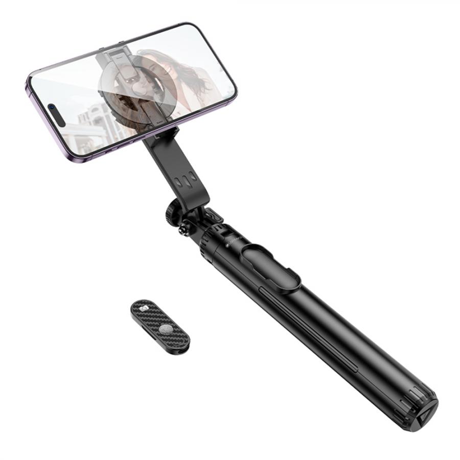 LAMTECH 2-IN-1 MAGNETIC BT5.2 LIVE BROADCAST HOLDER 1.5M BLACK