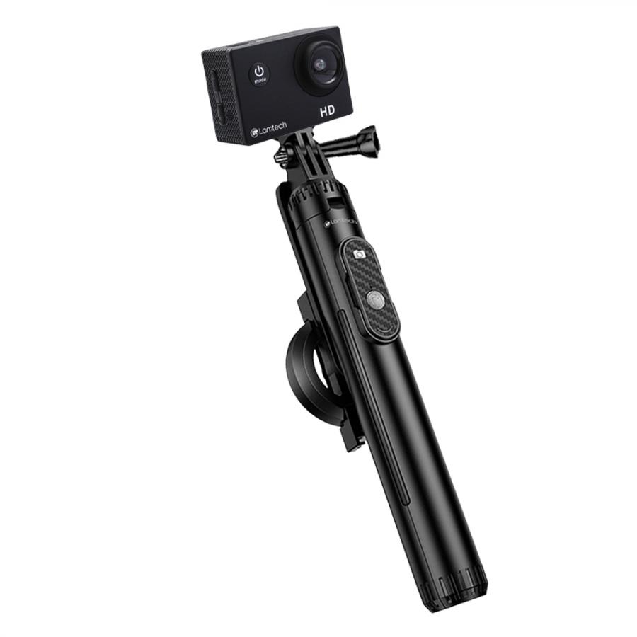 LAMTECH 2-IN-1 MAGNETIC BT5.2 LIVE BROADCAST HOLDER 1.5M BLACK