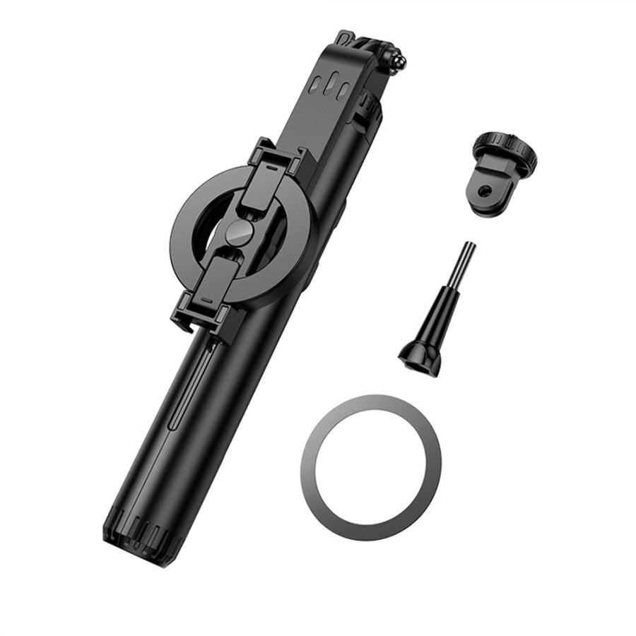 LAMTECH 2-IN-1 MAGNETIC BT5.2 LIVE BROADCAST HOLDER 1.5M BLACK
