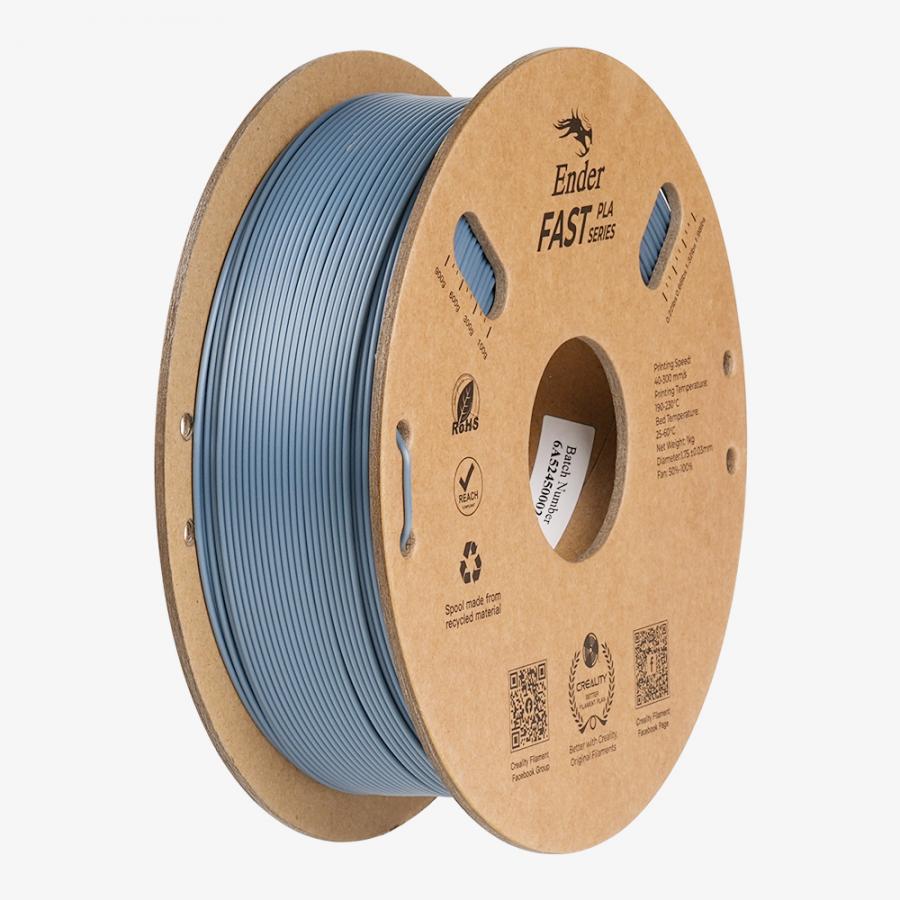 Creality Ender Fast PLA Light Gray 3D Printer Filament  1 kg Spool,1.88 (grey)