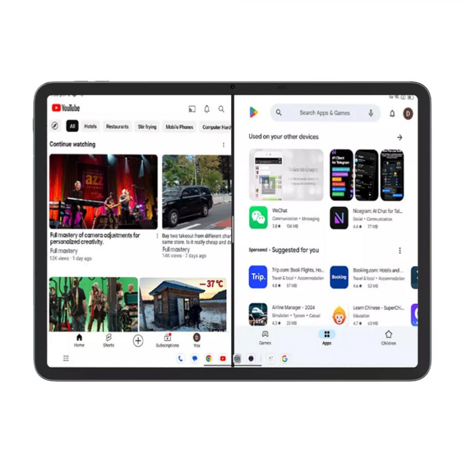 BLACKVIEW OCTA-CORE 12.7' TABLET SET (6GB+256GB) WIFI ANDROID 15 STARRY GREY