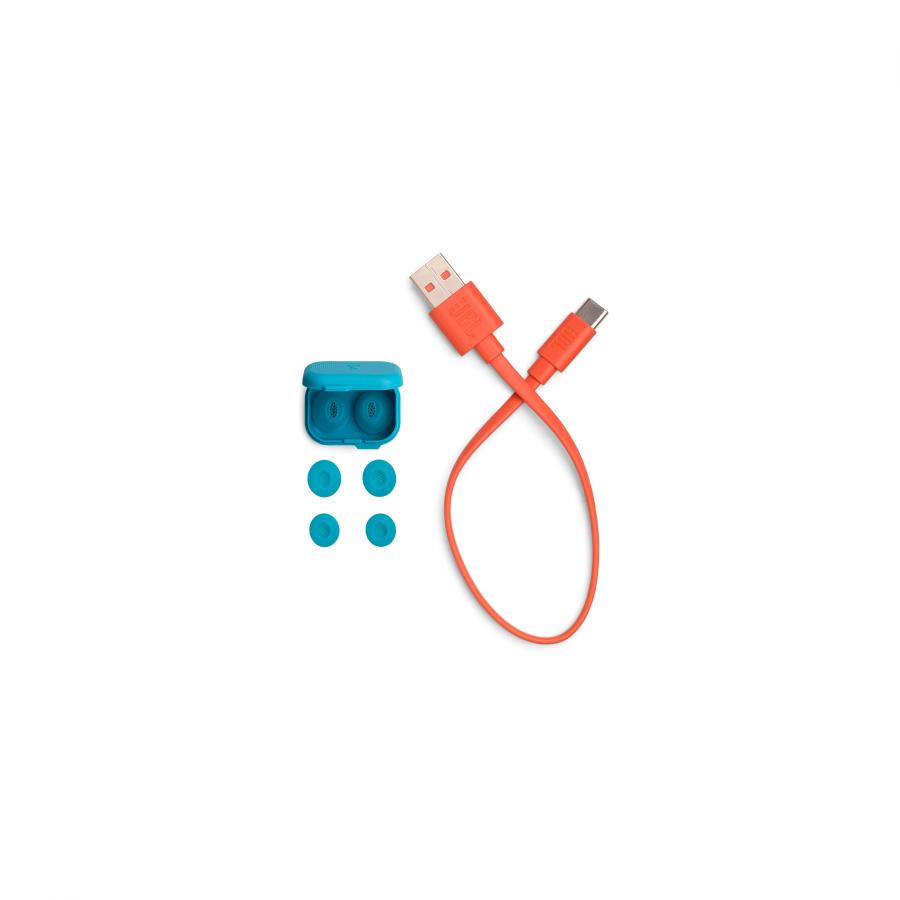 JBL Tune Flex 2, True Wireless Ear-Buds Headphones, ANC, Spatial (Turquoise)