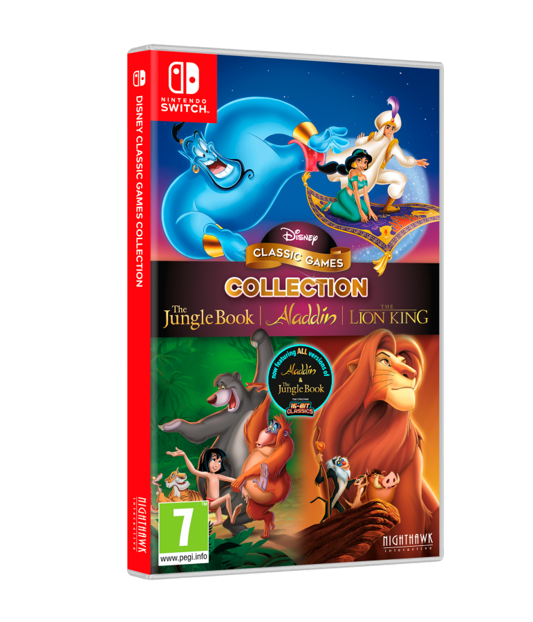 Disney Classic Games Collection: The Jungle Book,Aladdin &The Lion King   Nintendo Switch  NEW