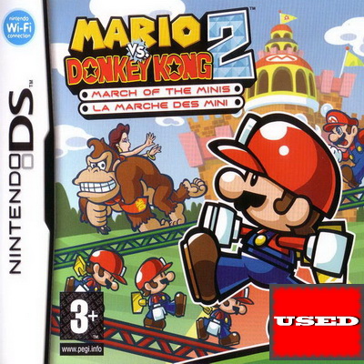 Mario vs. Donkey Kong 2 March of the Minis DS USED (No Manual)