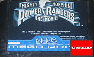 Mighty Morphin Power Rangers: The Movie MD UNBOXED (Worn Sticker)
