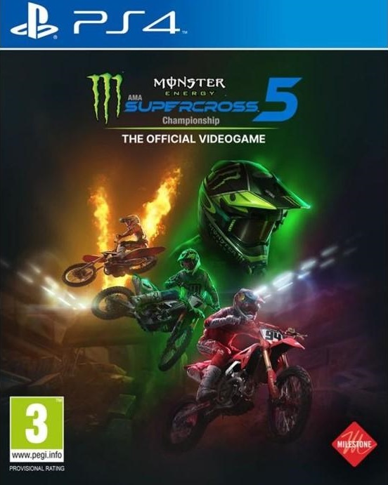 Monster Energy Supercross 5 PS4 NEW