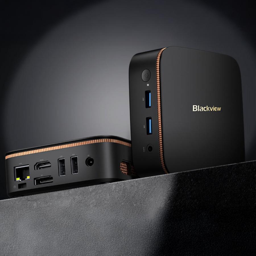 BLACKVIEW MINI PC AMD RYZEN3 3300U 8GB DDR4 256GB SSD 2280 4K WIFI5 WIN 11 PRO BLACK